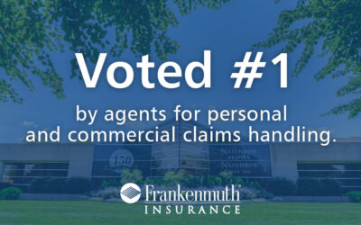 Agents rank Frankenmuth Insurance #1 for claims satisfaction and #2 overall in the Big I Michigan 2022 survey.